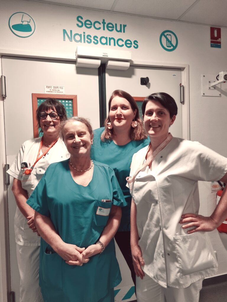 Equipe salle de naissance