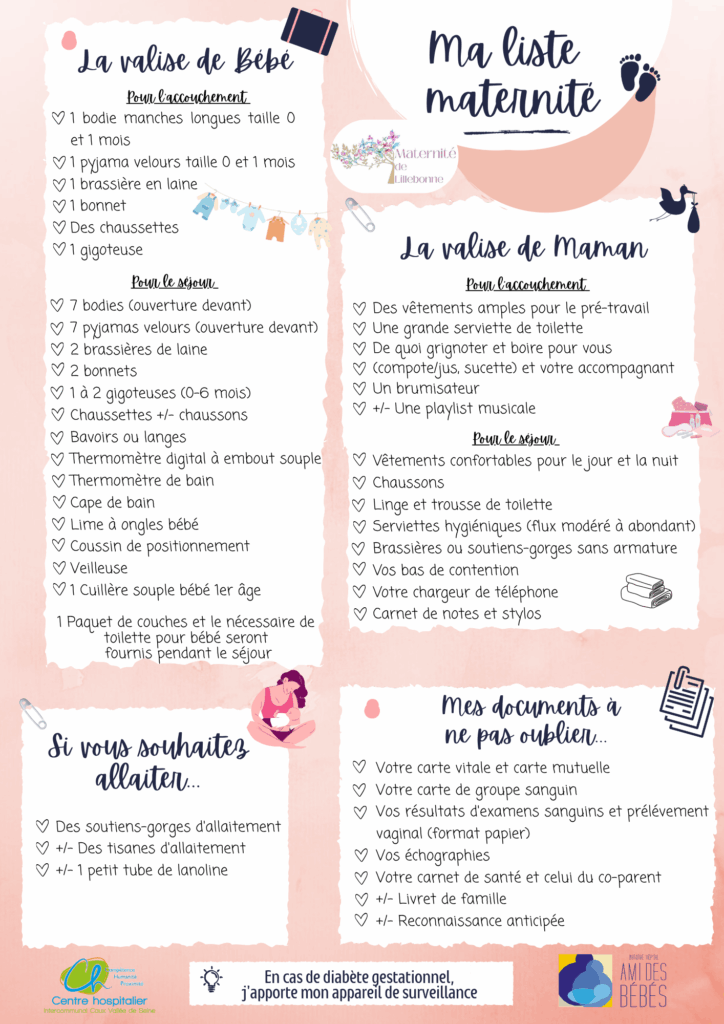 Liste maternité 